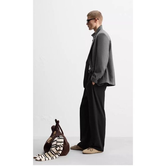 ZARA MEN'S GREY SUIT JACKET LIMITED EDITION M/L - Picture 15 of 16